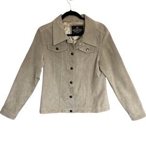 Oscar Piel Genuine Leather Suede Jacket Women’s Small